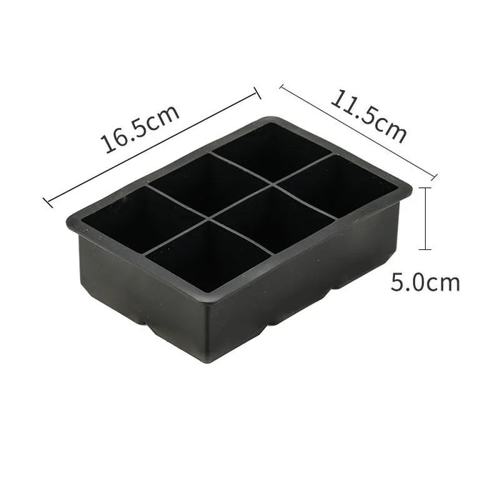 8Big Ice Tray Mold Giant Jumbo Large Food Grade Silicone Ice Cube Square Tray Mold DIY Ice Maker Ice Cube Tray - Shopsta EU